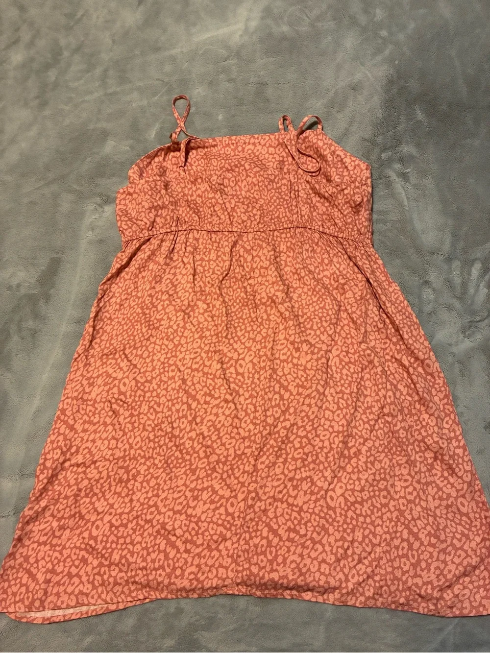 Candie's Coral Pink Spaghetti Strap Mini Dress